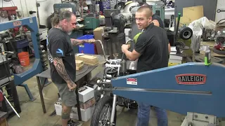 1984 Harley Davidson Bobber Build Episode 4  (It's on the Ground)