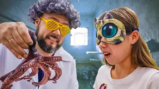 Nastya y Artem fueron a prisión con comida horrible. 100 Capas de comida por H2O Food ESP