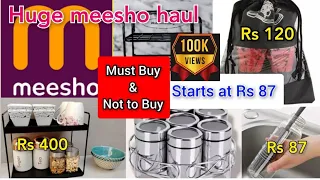 ✅Meesho Haul‼️❇️Must Buy!!⚠️Not to Buy❌ 🤑Product Honest review | meesho kitchen Organizer Haul tami