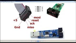 Как прошивать микроконтроллеры AVR программатором USBASP