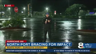 Tracking Hurricane Ian: Jack Royer reports live from North Port Wednesday morning