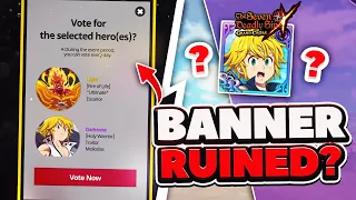 *YOU CAN'T VOTE* PURGATORY MELI OR FILLER? VOTE BANNER RUINED? | Seven Deadly Sins: Grand Cross