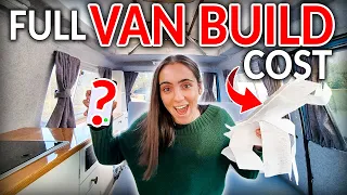 HOW Much It REALLY COSTS To Convert a VAN For FULL TIME VAN LIFE