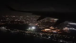 Singapore Airlines A350 Landing At Singapore Changi Airport.