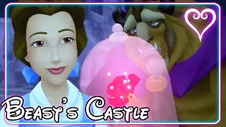 Kingdom Hearts 2 All Cutscenes | Full  Movie | Beauty and the Beast ~ Beast's Castle