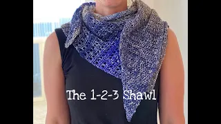 The 1 2 3 Shawl//Free Crochet Pattern