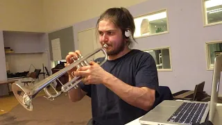 Meshuggah's "New Millennium Cyanide Christ" Solo on Trumpet