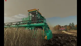 Farming Simulator 2019. Рассвет. Уборка зерновых.
