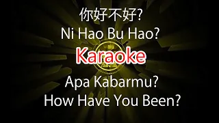 Ni Hao Bu Hao - 你，好不好 - How Have You Been - Karaoke - Terjemahan - Lyrics - Lirik