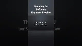 Job for Software Engineer Fresher| Fresher Job|IT Job|Software Engineer#subscribe#shorts #jobseekers