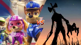 PAW PATROL VS SIREN HEAD