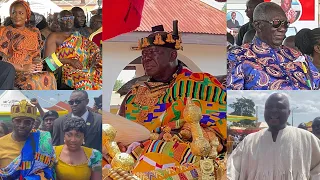 Cheddar,M.Bawumiah,Ibrahim Mahama & Ex. Pres. Kuffuor Storms Otumfuo’s 25th Anniversary Celebration😱