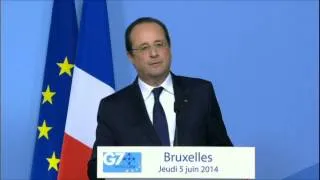 G7 Summit-François HOLLANDE
