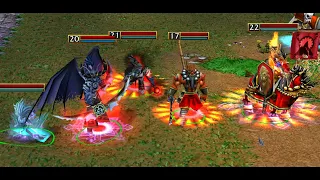 Warcraft III Protect Athena Statue 5 heros