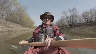 I paddle for 7 hours and 28 miles on the Lamine River - 115 Days till the MR340 Race