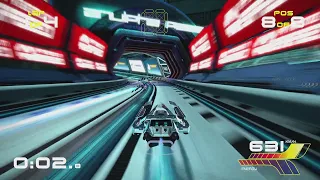 WIPEOUT OMEGA COLLECTION HD tournament mode race HD 1080p 60fps