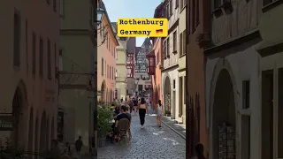 The best medieval city of Germany. Rothenburg od der Tauber.