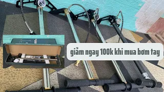 100k | Giảm ngay khi mua bơm tay | Bơm tay giá rẻ | Bơm cao áp pcp | Bơm khí nén | Bơm fx