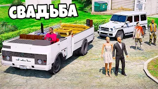 ГОПНИКИ НА ПАЗИКЕ РАБОТАЮТ НА СВАДЬБЕ! - РЕАЛЬНЫЕ ПАЦАНЫ В GTA 5 -  ⚡ ГАРВИН