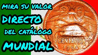 MONEDAS MAS VALIOSAS DE 20 CENTAVOS PIRAMIDE DE TEOTIHUACAN (TODAS)