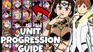 WHICH UNITS ARE GOOD TO USE FOR BEGINNERS & WHO TO USE (UPDATED)! - 7DS:GC