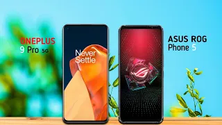 ONEPLUS 9 PRO VS ASUS ROG PHONE 5 || Full Comparison ~which is best !