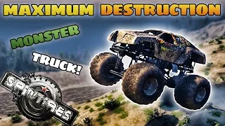 Lets Mod Spintires - Maximum Destruction - Monster Maximus! - Link in the description!