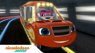 Blaze et les Monster Machines | Les Monster Machines se sauvent les uns les autres! | Nick Jr.