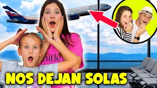 SOLAS EN CASA 😱 NUESTROS PADRES SE VAN A OTRO PAÍS ✈️ Yippee Family