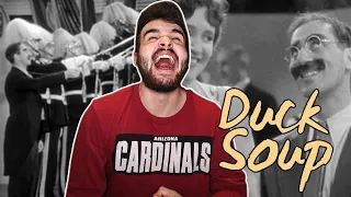 *DUCK SOUP* Makes Me Laugh... A LOT!! MOVIE REACTION!