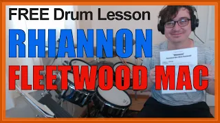 ★ Rhiannon (Fleetwood Mac) ★ FREE Video Drum Lesson | How To Play SONG (Mick Fleetwood)