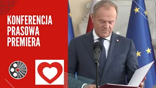 Konferencja prasowa Premiera Donalda Tuska