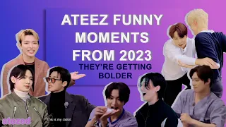 ATEEZ funny moments from 2023