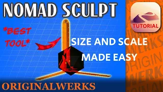 Nomad Sculpt Tutorial: Understanding Scale In Nomad Sculpt