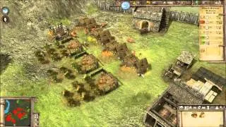 Stronghold 3 Gameplay (Defend the forts)