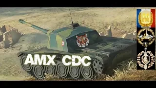 AMX CDC #7 World of Tank Blitz Feat Rsyclb & TIGER Aced gameplay 5400 DMG
