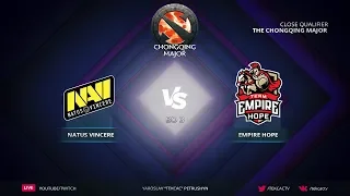 [RU] Natus Vincere vs Empire Hope | Bo3 | The Chongqing Major CIS Qualifier by @Tekcac