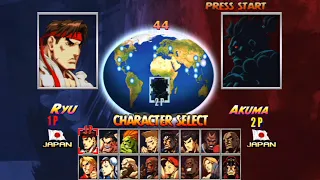 Super Street Fighter II Turbo HD Remix All Characters [PS3]