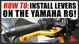 HOW TO: Install Levers on Yamaha R6 - Shorty Adjustable Clutch & Brake Levers