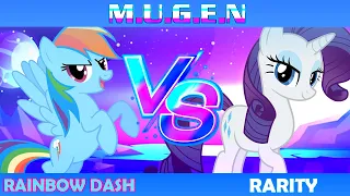 MUGEN: Rainbow Dash Vs Rarity