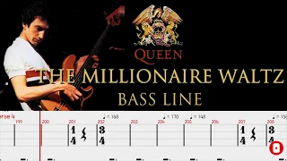 Queen - The Millionaire Waltz (Bass Line Tabs) By John Deacon