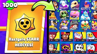 SIFIR HESAPTA 1000 STARR HEDİYESİ AÇTIM !!! - Brawl Stars