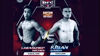 Kisan Bareh (Shillong) Vs Limasunep Imchen (Nagaland) || #takedown || BFC || MMA || Guwahati 2023