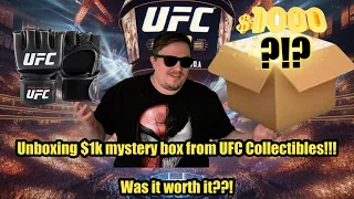 I bought a 1000k UFC mystery box! Did I get scammed? #ufc #unboxing #mysterybox