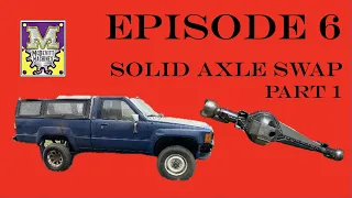 BARN FIND 1986 Toyota Pickup.. Ep6.. Solid Axle Swap Pt1