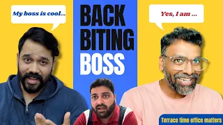 Back Biting BOSS | Terrace Meeting | RascalsDOTcom