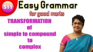 Easy Grammar for Good Marks |TRANSFORMATION OF SENTENCES| PART-2