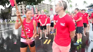 Team Belgium in The Nations Parade in Ironman Hawaii 2018 by Jim De Sitter