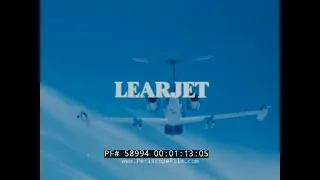 1980s GATES LEARJET CORPORATE JET PROMOTIONAL FILM 58994