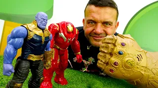 Los Vengadores necesitan ayuda. Videos de juguetes para niños. Videos de Superhéroes Marvel.